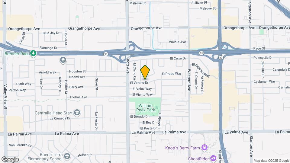 7141 El Verano Dr Mapa y Detalles de la Ubicación