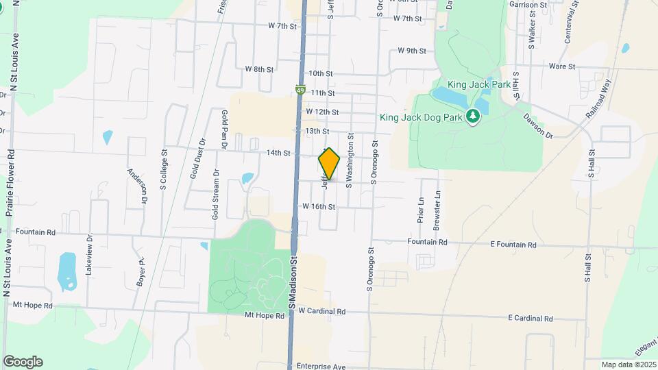 822 15th St Map and Location Details