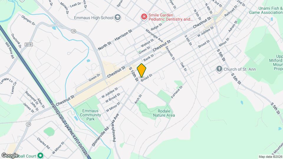 935 Broad St Map and Location Details