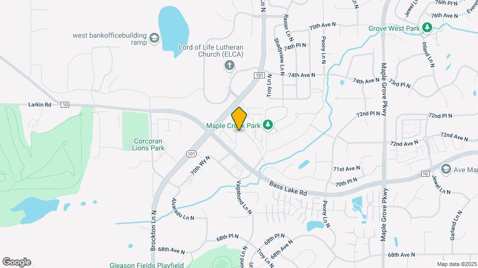 7184 Walnut Grove Ln N Map and Location Details