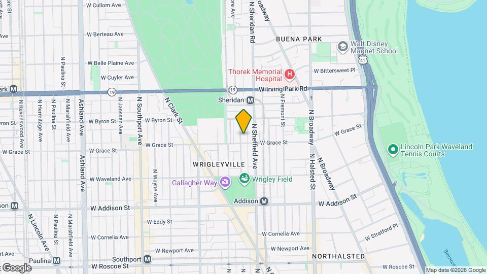 3809 N Kenmore Ave, Unit #3 Map and Location Details