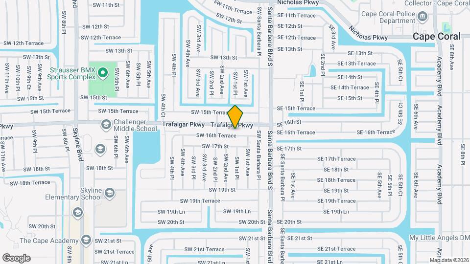 121 SW 16th Terrace Map and Location Details