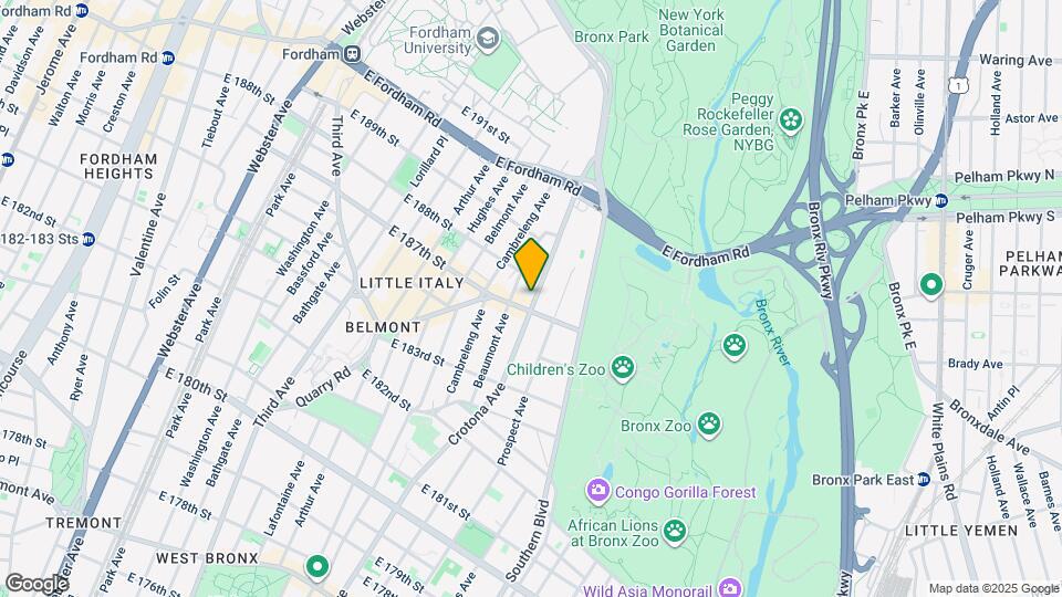 2411 Crotona Ave Map and Location Details