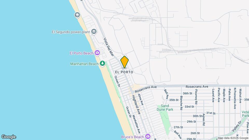 6 Ocean View Units-Manhattan Beach Mapa y Detalles de la Ubicación