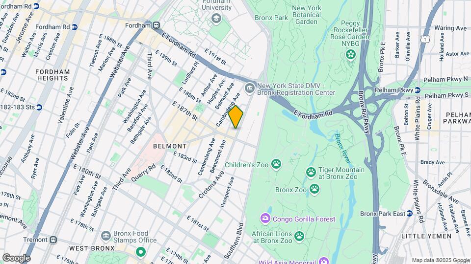 2411 Crotona Ave Map and Location Details