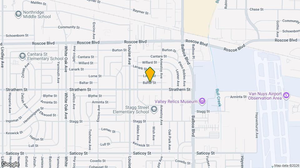 17144 Baltar St Map and Location Details