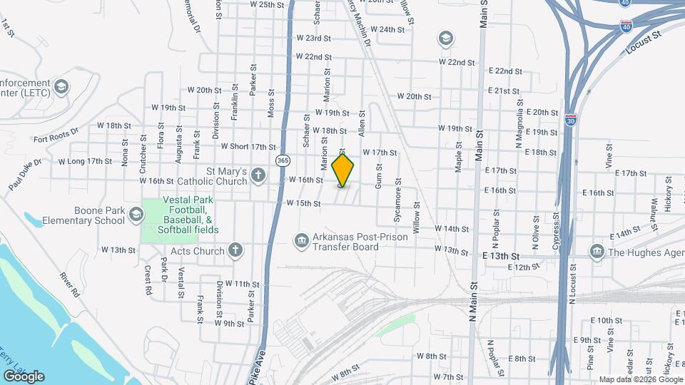 1512 Chandler St Map and Location Details