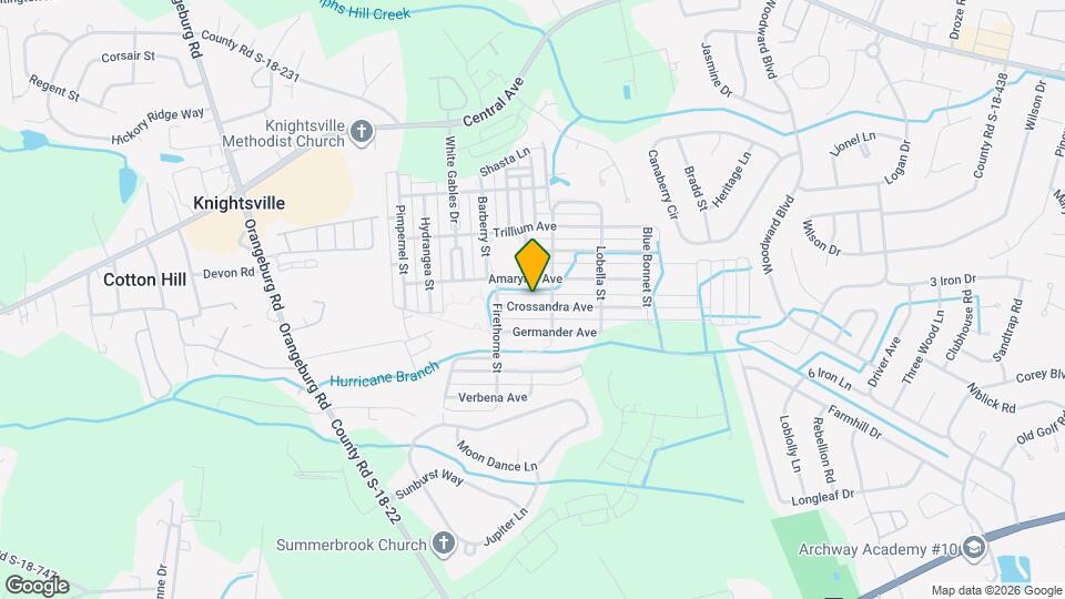 308 Crossandra Ave Map and Location Details