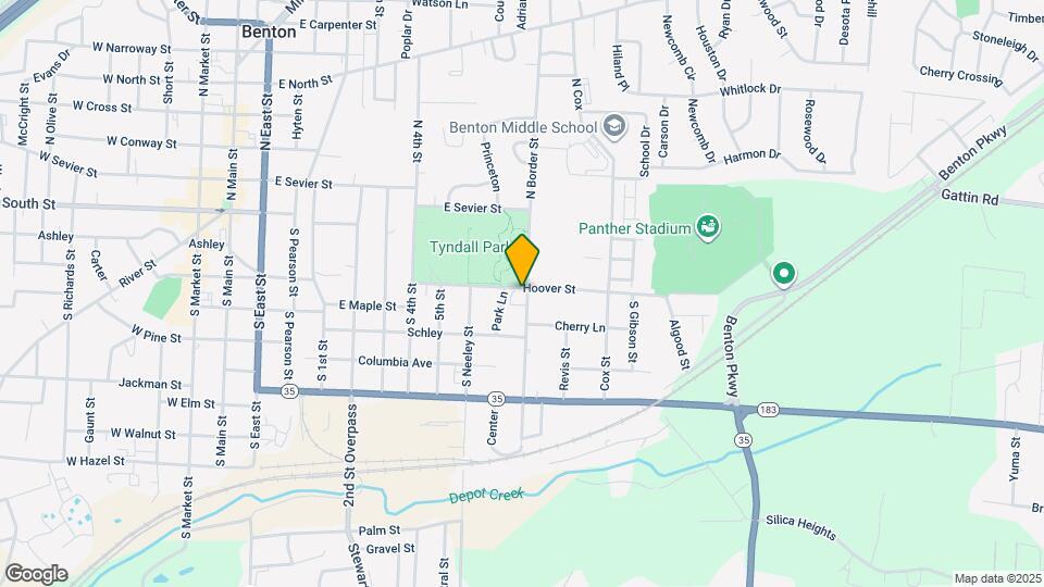 301 S Border St Map and Location Details