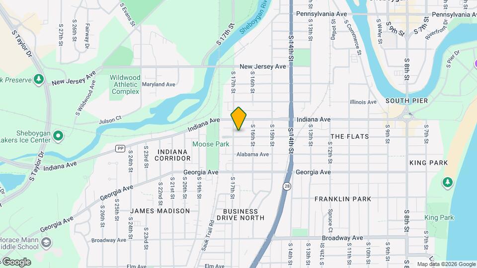 1628 Kentucky Ave Map and Location Details