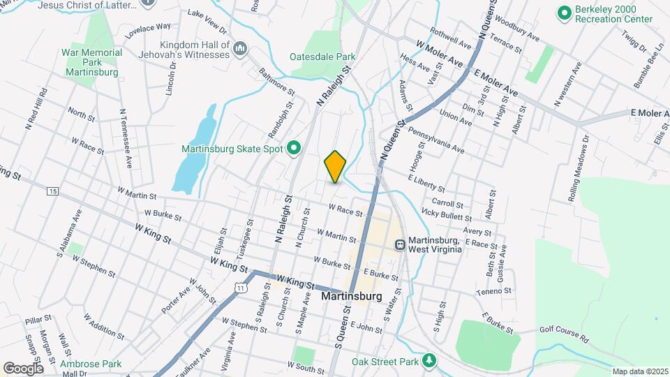 314 N Maple Ave Map and Location Details