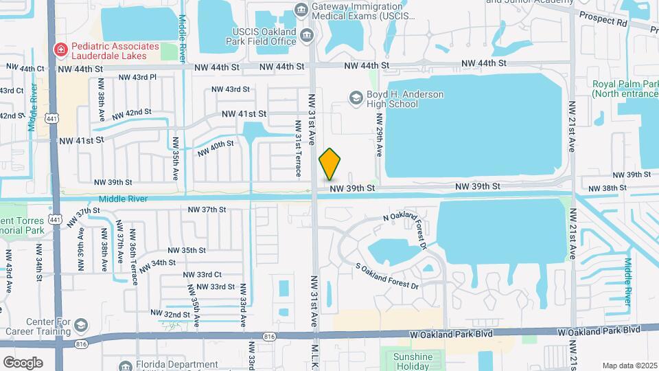 3990 NW 30th Ter Map and Location Details