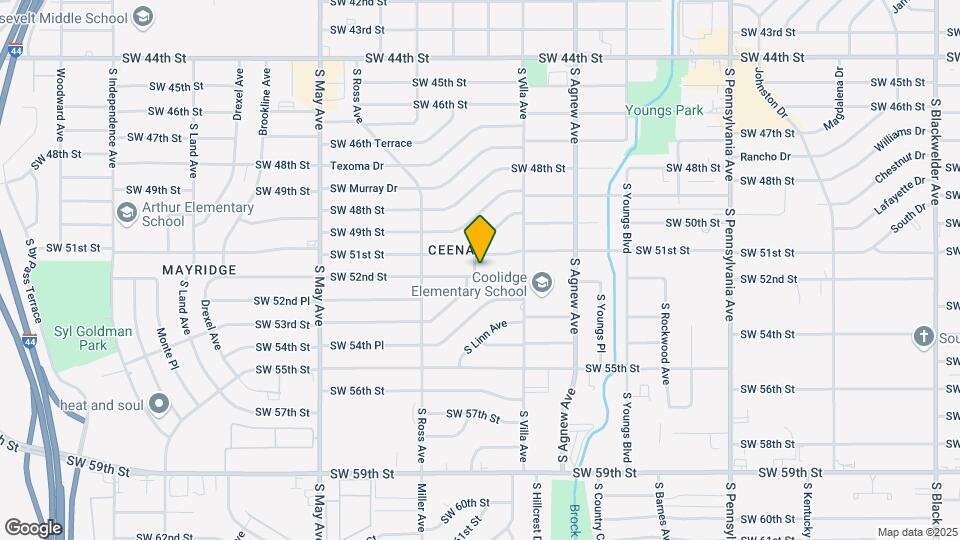 5300 S Linn Ave Map and Location Details