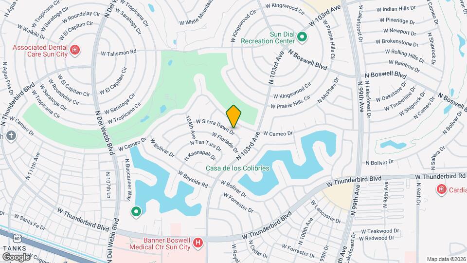 10320 W Sierra Dawn Dr Map and Location Details