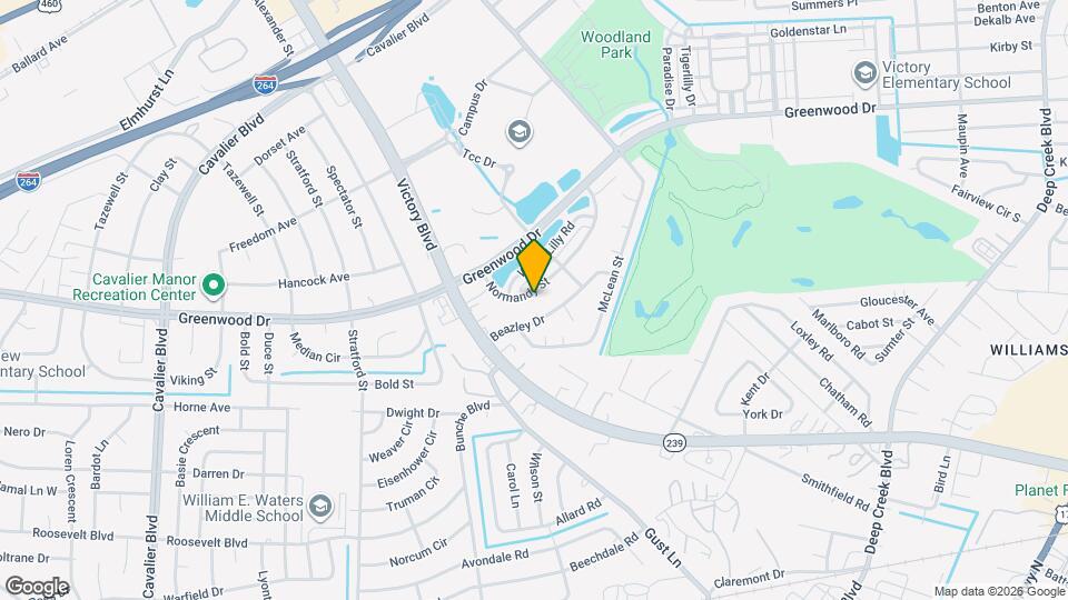 613 Normandy St Map and Location Details