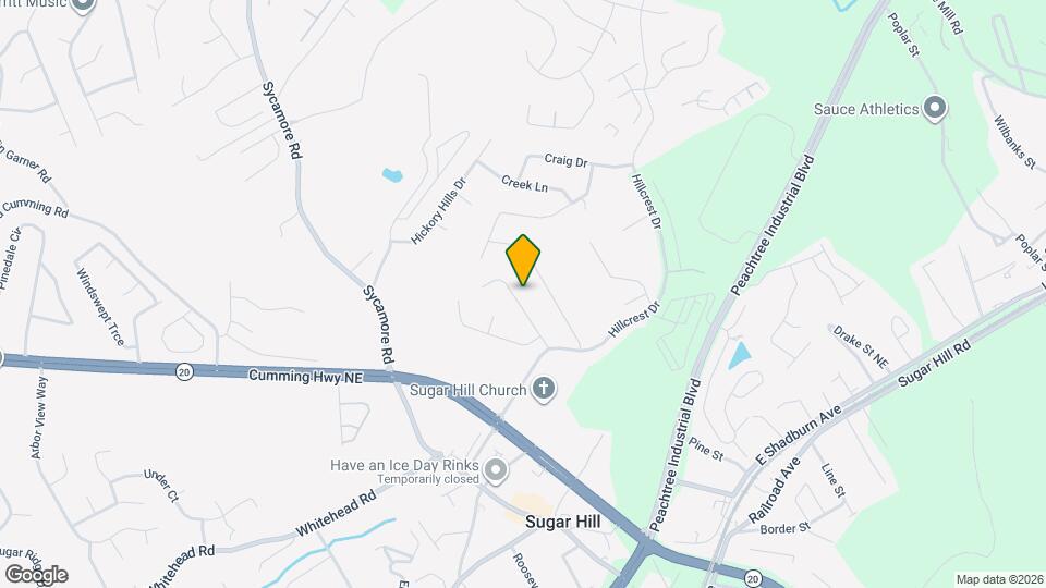 5195 Hillcrest Glenn Dr Map and Location Details