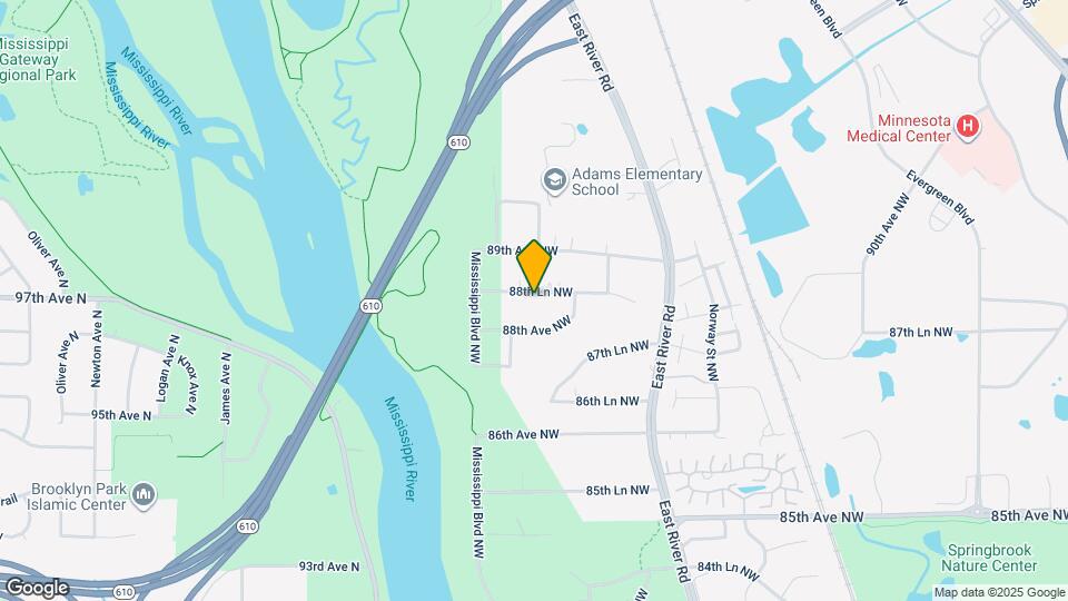 952 88th Ln NW Map and Location Details