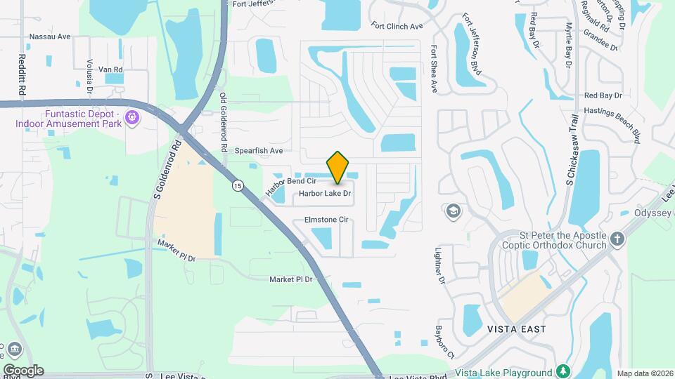 7709 Harbor Lake Dr Map and Location Details