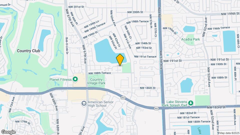 18921 NW 63rd Ct Cir Map and Location Details