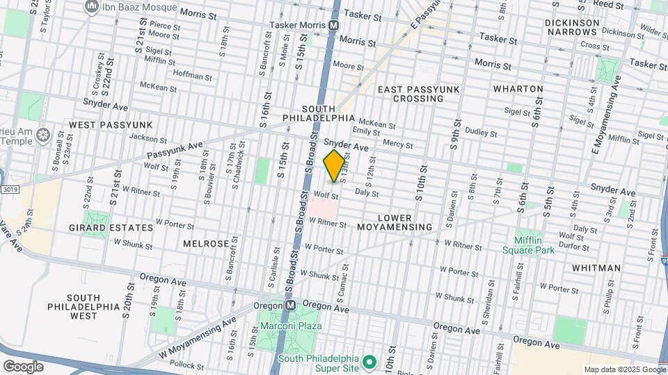 2235 S Clarion St Map and Location Details