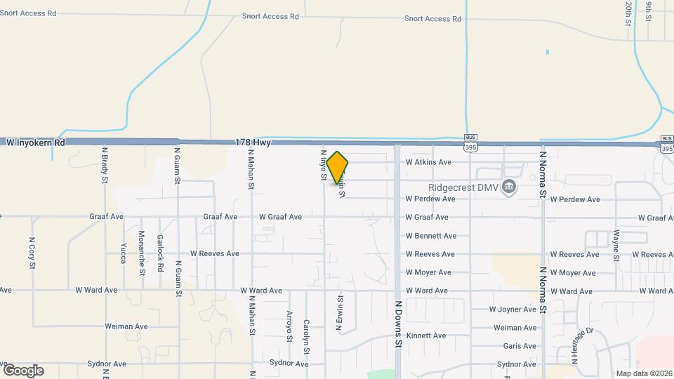 1533 N Erwin St Map and Location Details