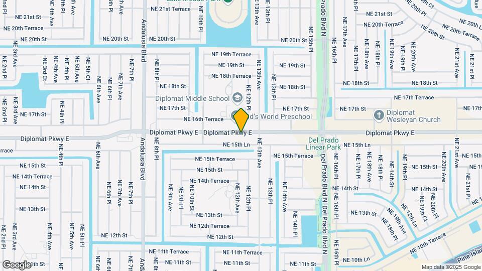 1204 Diplomat Pkwy E Map and Location Details