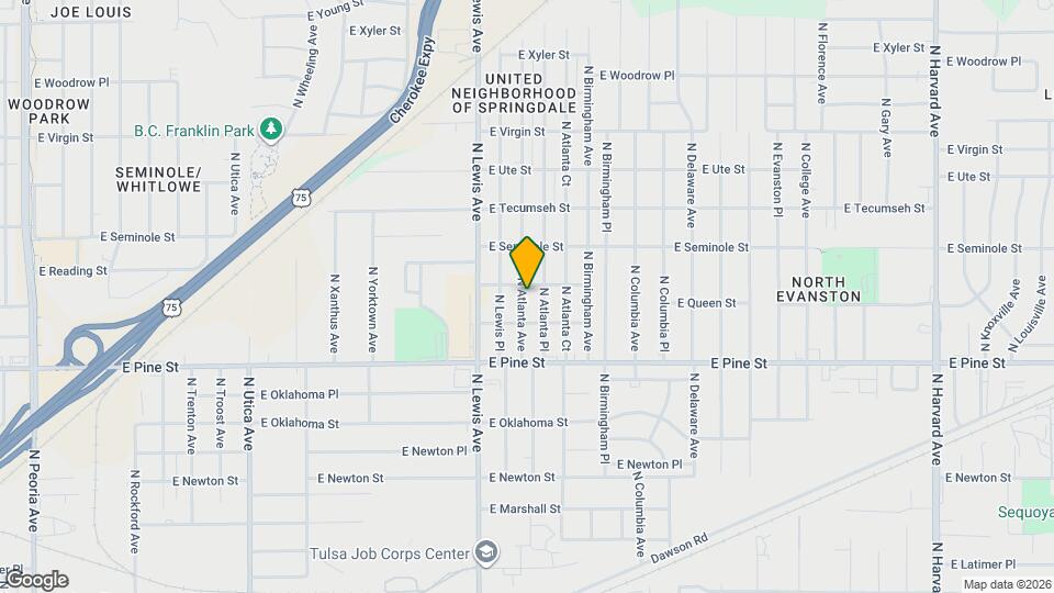 1623 N Atlanta Ave Map and Location Details