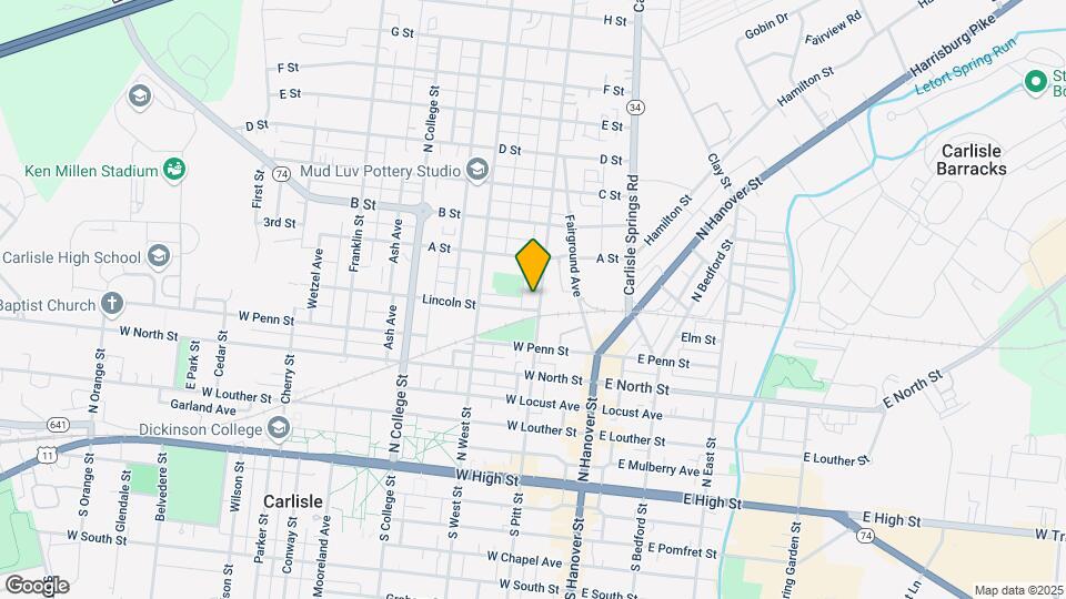 410-412 N Pitt St Map and Location Details