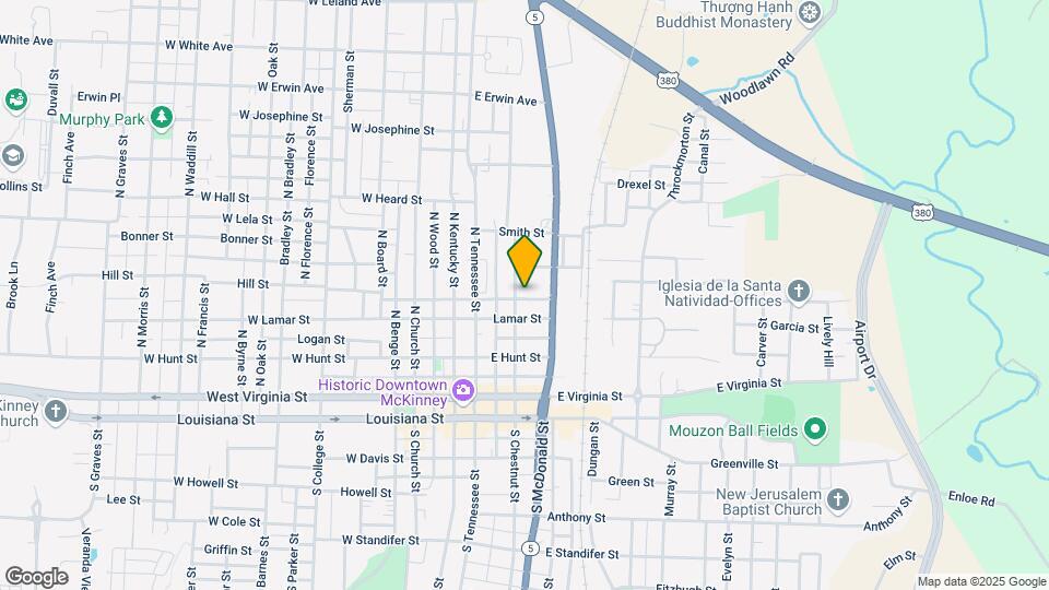 500 N Chestnut St Mapa y Detalles de la Ubicación