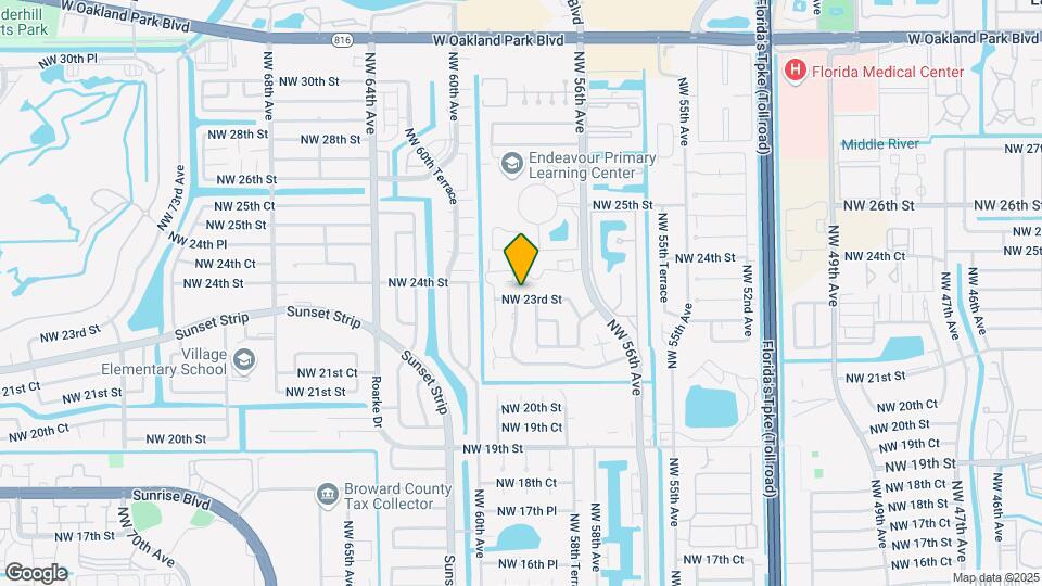 5915 NW 23rd St Map and Location Details