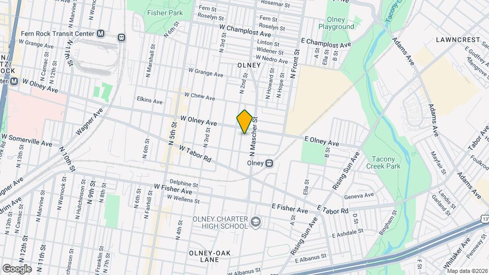 5527 N Palethorp St Map and Location Details