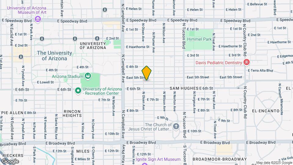528 N Olsen Ave Mapa y Detalles de la Ubicación