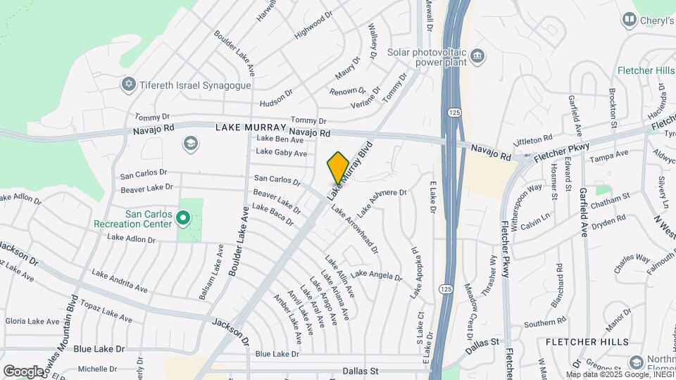 8649 Lake Murray Blvd, Unit #4 Mapa y Detalles de la Ubicación