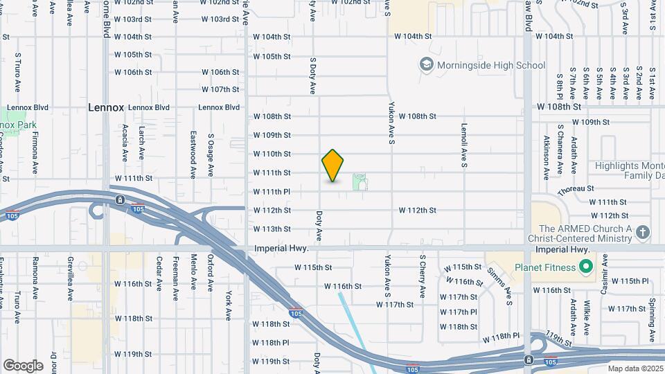 3737 W 111th Pl Map and Location Details