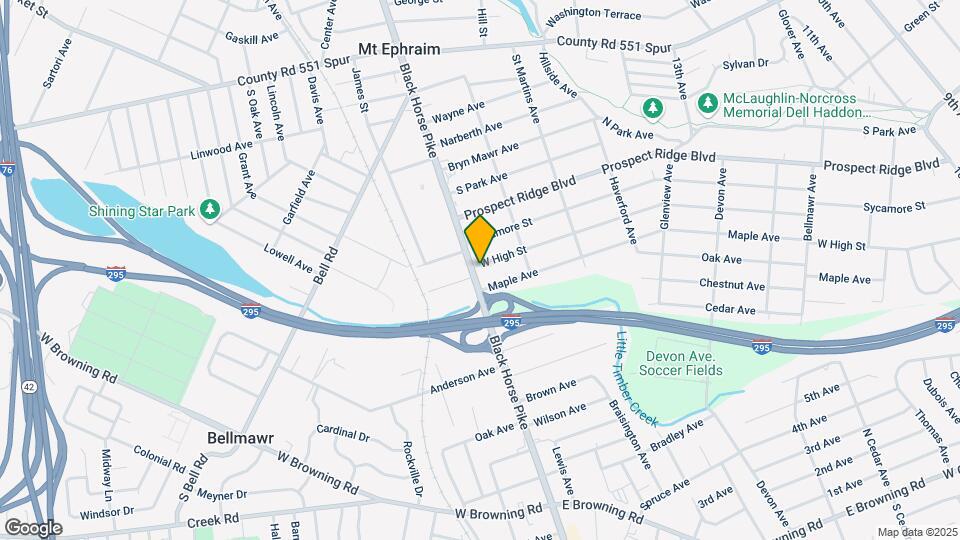 701-705 Black Horse Pike Map and Location Details