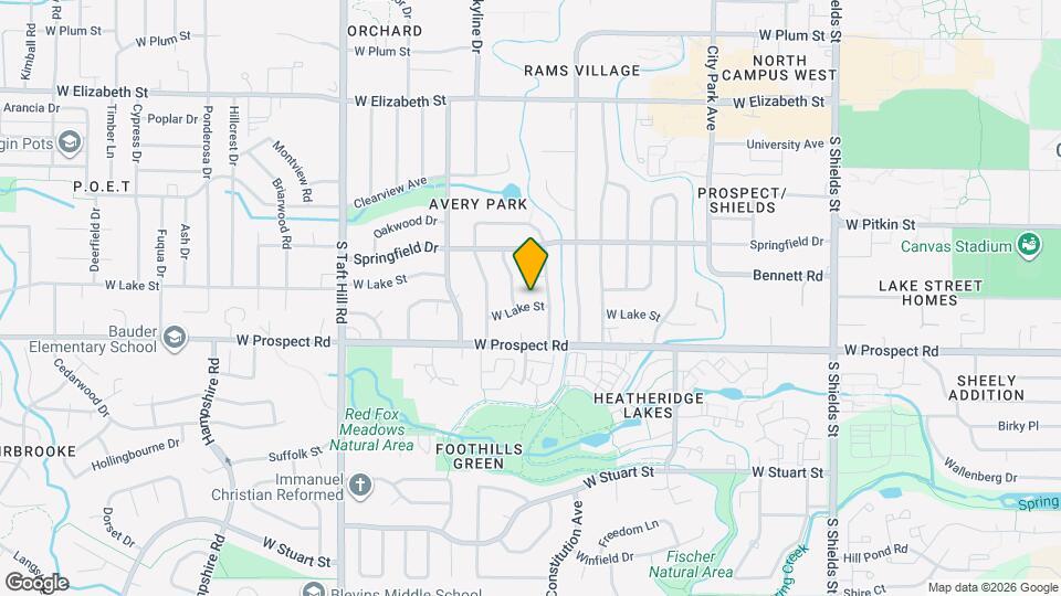 1708 W Lake St Map and Location Details