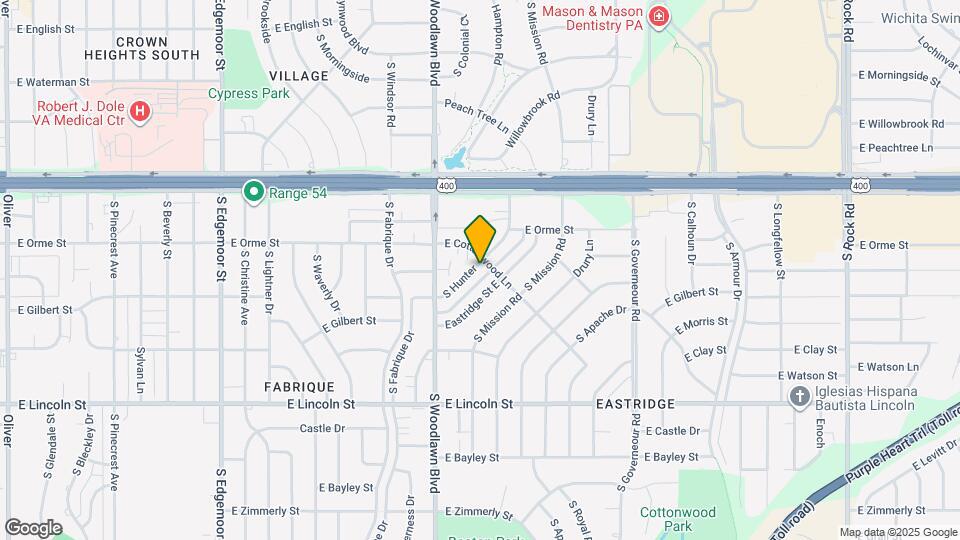 706 S Hunter Map and Location Details