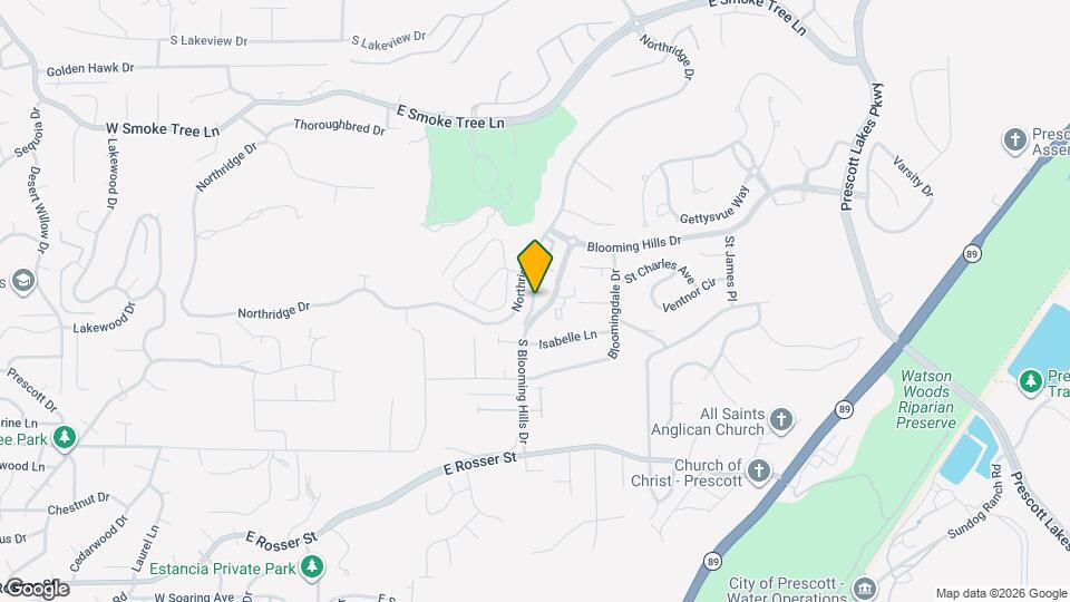 1237 Crown Ridge Dr Map and Location Details