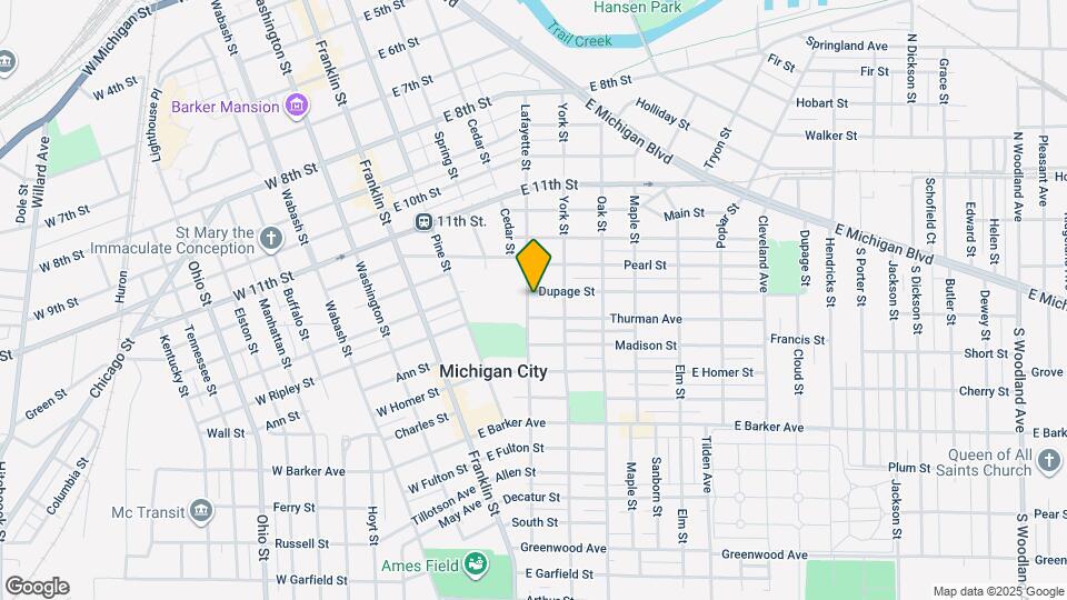 203 Dupage St Map and Location Details