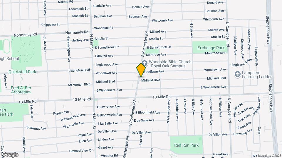 3542 Rochester Rd Map and Location Details