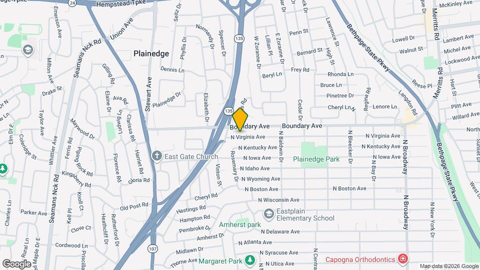 393 N Virginia Ave Map and Location Details