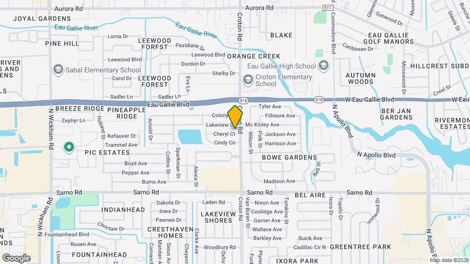 2100 Cheryl Ct Map and Location Details