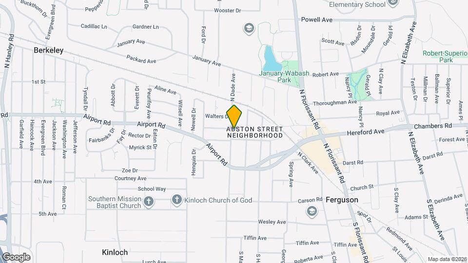 208 N Dade Ave Map and Location Details