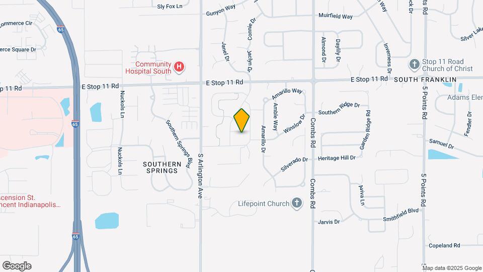 6123 Bradwood Dr Map and Location Details