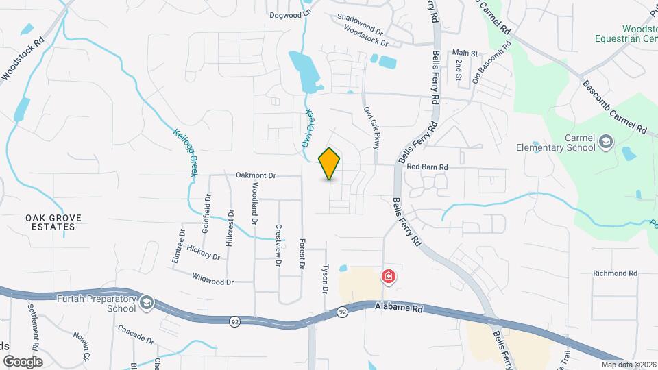 1151 Hunter Trl Map and Location Details