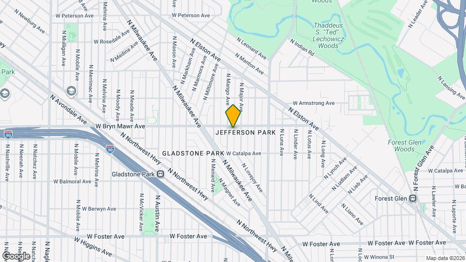 5555 N Mango Ave Map and Location Details