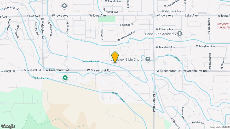 1510 W Cactus St Map and Location Details