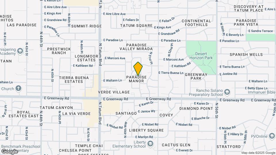 15636 N 51st St Map and Location Details
