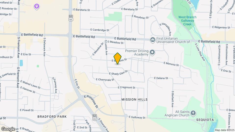 2155 E Ridgewood Dr Map and Location Details