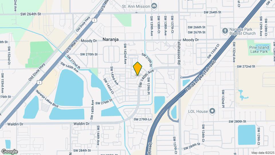 27321 SW 140th Ct Map and Location Details